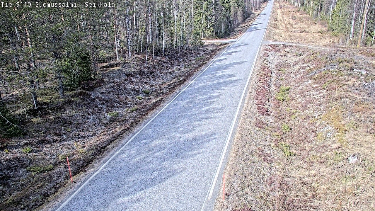 Kelikamerat Kuva Tie 9110 Suomussalmi, Seikkala, Suomussalmi, Kainuu