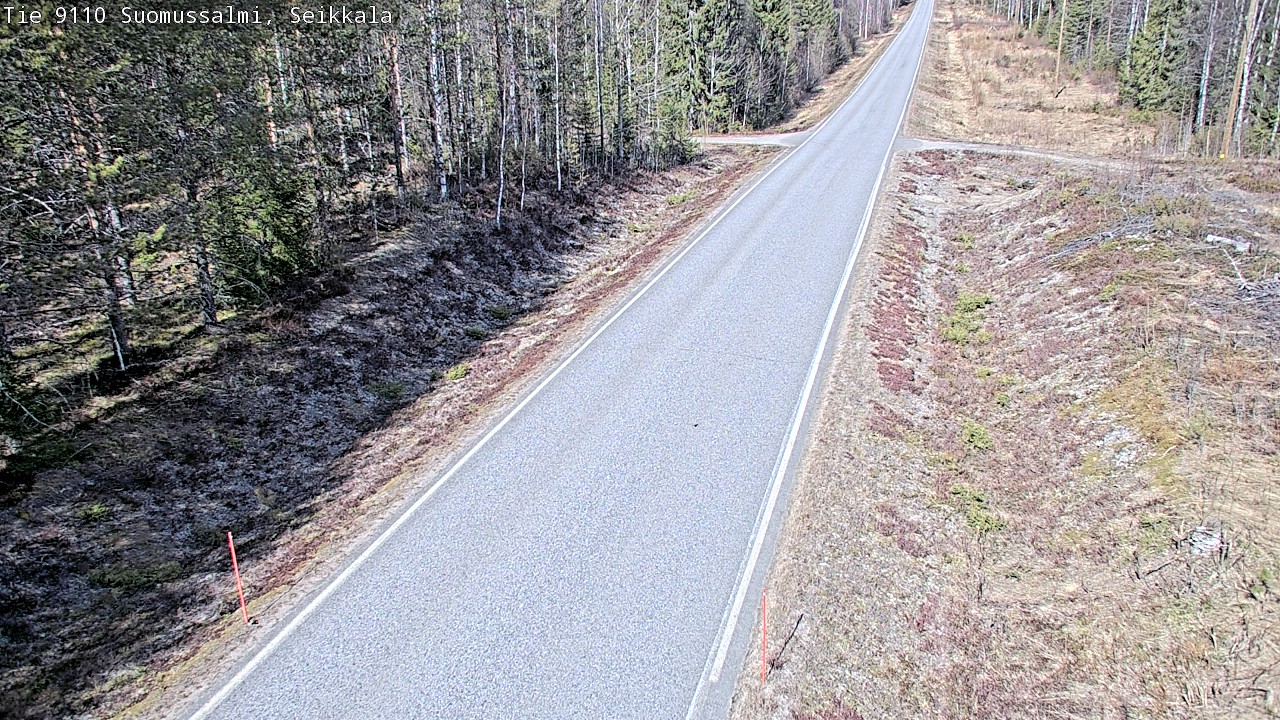 Kelikamerat Kuva Tie 9110 Suomussalmi, Seikkala, Suomussalmi, Kainuu