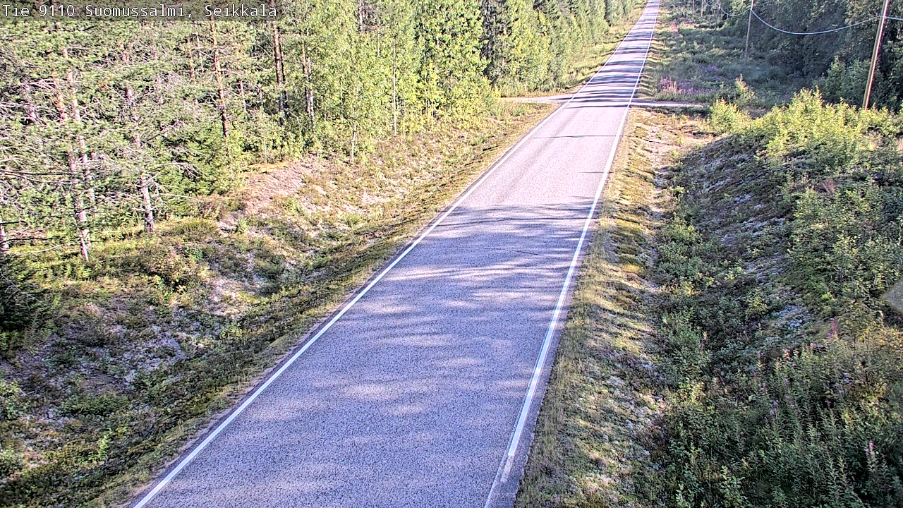 Kelikamerat Kuva Tie 9110 Suomussalmi, Seikkala, Suomussalmi, Kainuu