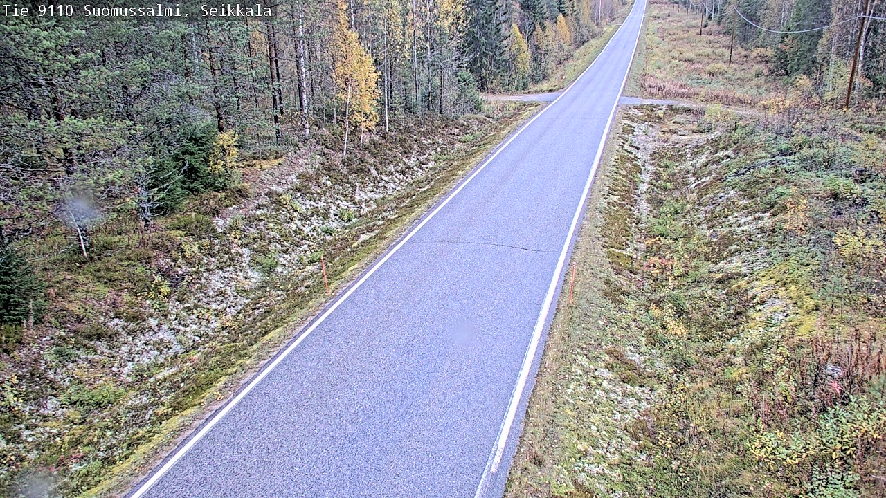 Kelikamerat Kuva Tie 9110 Suomussalmi, Seikkala, Suomussalmi, Kainuu