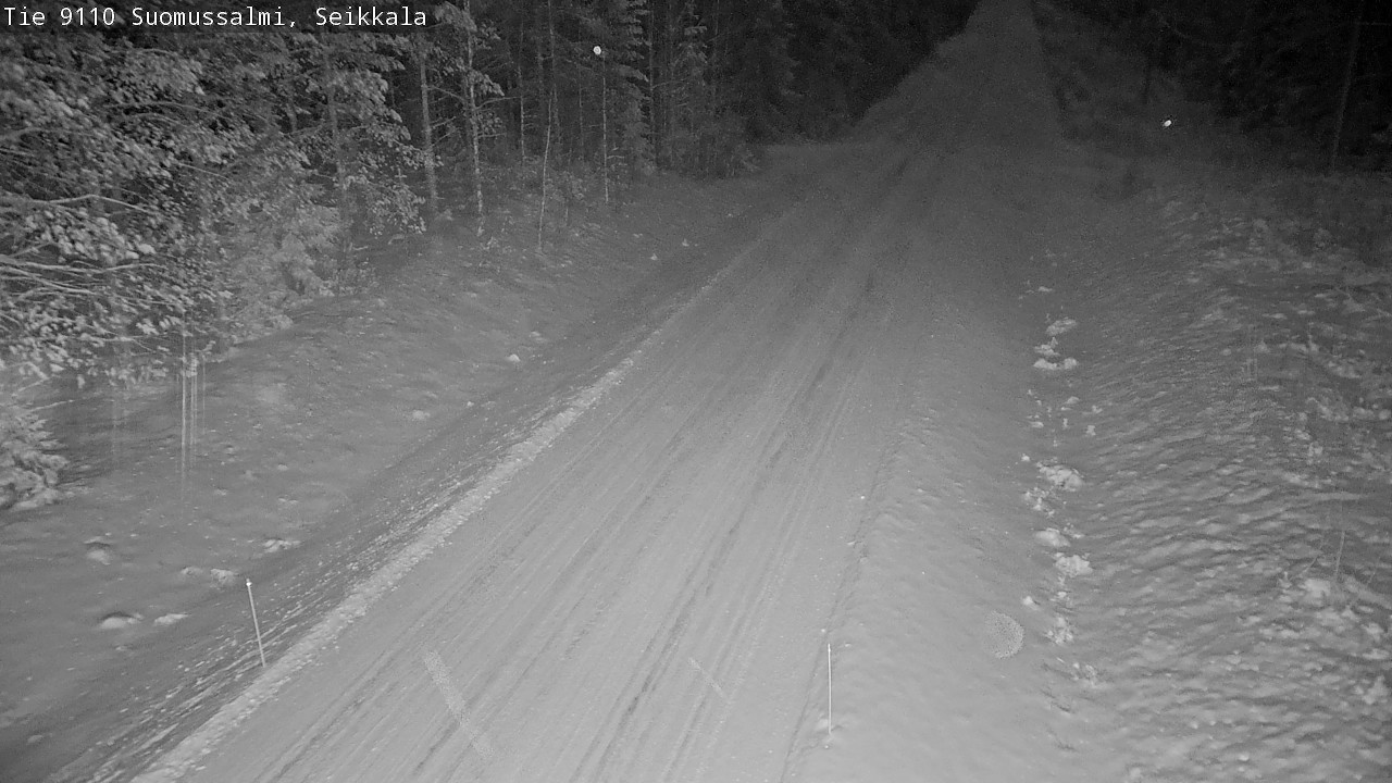 Weather Camera Image Road 9110 Suomussalmi, Seikkala, Suomussalmi, Kainuu
