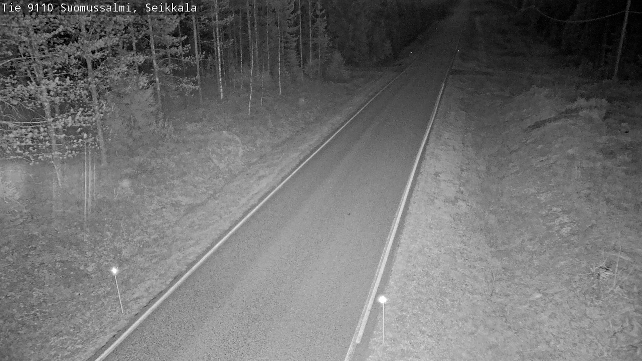 Weather Camera Image Road 9110 Suomussalmi, Seikkala, Suomussalmi, Kainuu