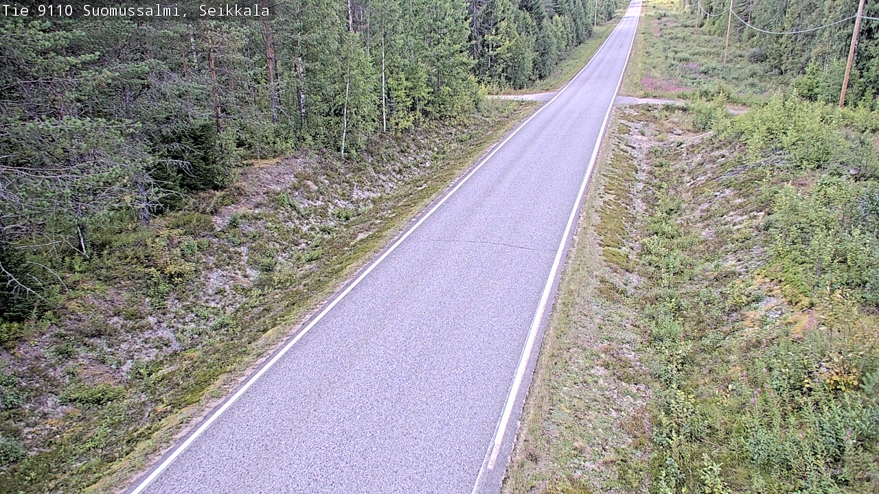 Kelikamerat Kuva Tie 9110 Suomussalmi, Seikkala, Suomussalmi, Kainuu