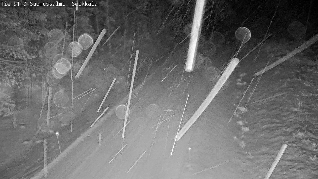 Weather Camera Image Road 9110 Suomussalmi, Seikkala, Suomussalmi, Kainuu