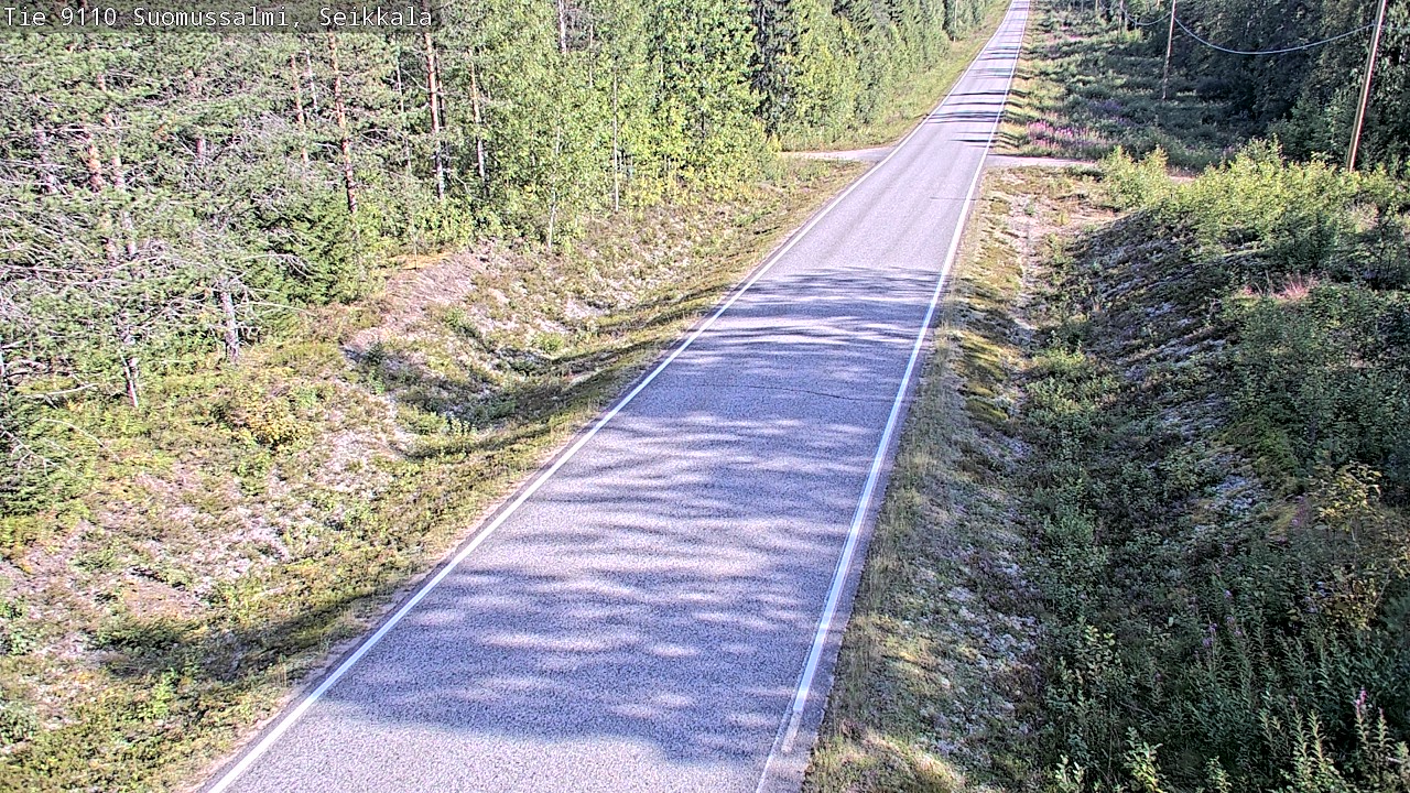 Kelikamerat Kuva Tie 9110 Suomussalmi, Seikkala, Suomussalmi, Kainuu
