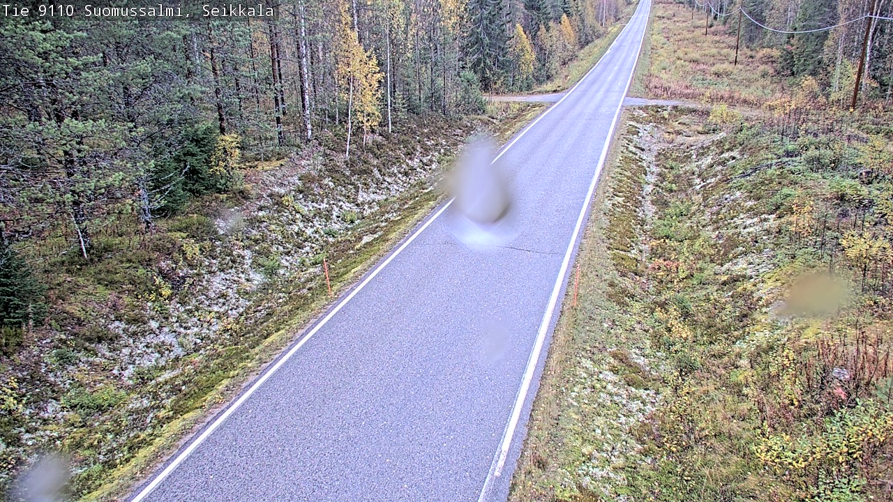 Weather Camera Image Road 9110 Suomussalmi, Seikkala, Suomussalmi, Kainuu