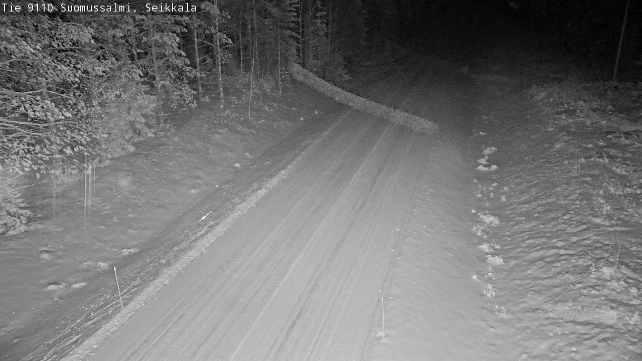 Weather Camera Image Road 9110 Suomussalmi, Seikkala, Suomussalmi, Kainuu