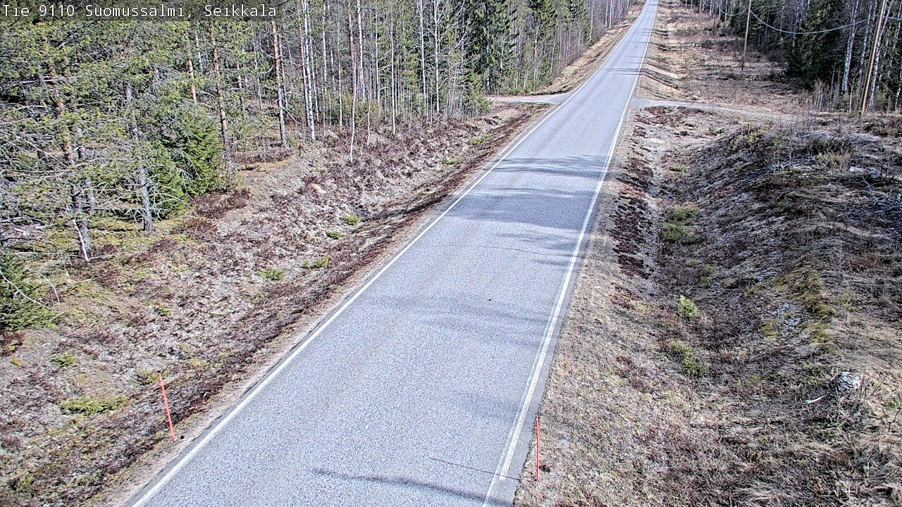 Kelikamerat Kuva Tie 9110 Suomussalmi, Seikkala, Suomussalmi, Kainuu