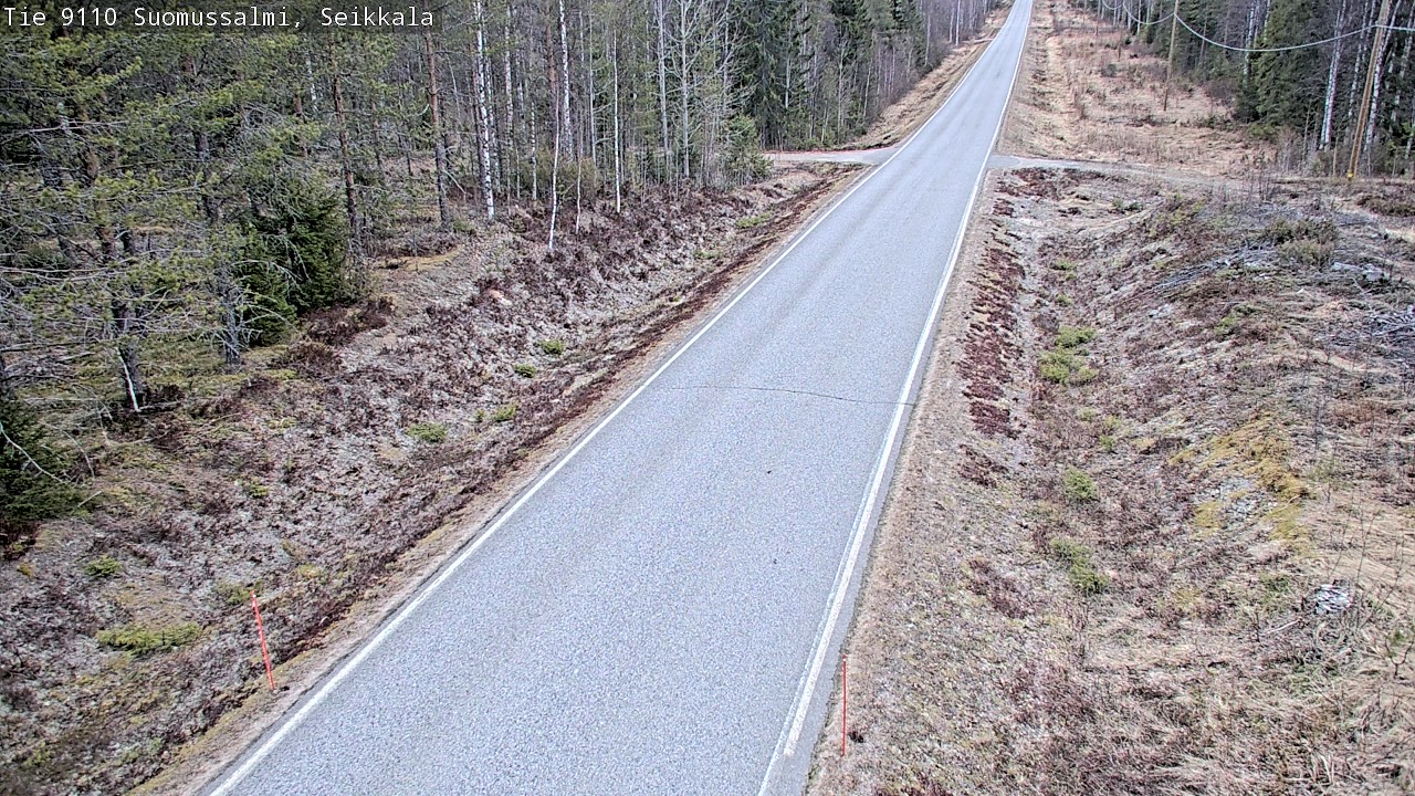 Kelikamerat Kuva Tie 9110 Suomussalmi, Seikkala, Suomussalmi, Kainuu