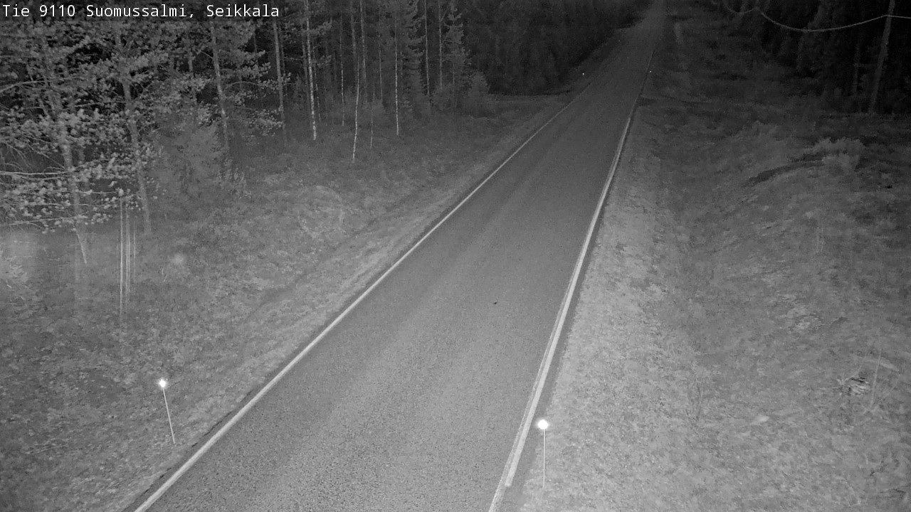 Weather Camera Image Road 9110 Suomussalmi, Seikkala, Suomussalmi, Kainuu