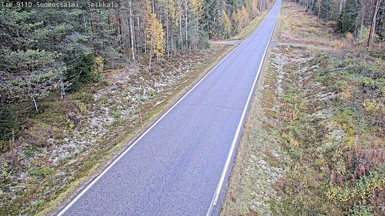 Kelikamerat Kuva Tie 9110 Suomussalmi, Seikkala, Suomussalmi, Kainuu