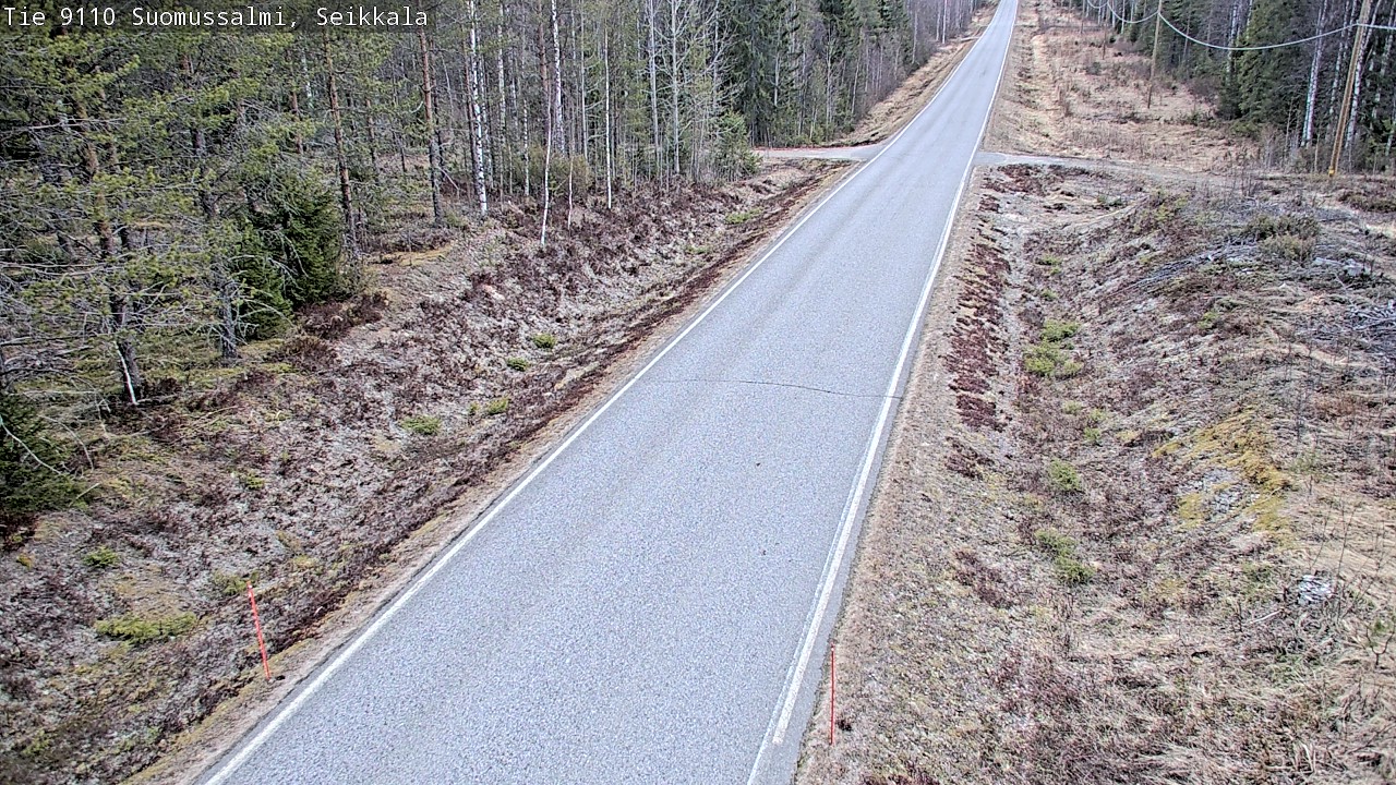 Kelikamerat Kuva Tie 9110 Suomussalmi, Seikkala, Suomussalmi, Kainuu