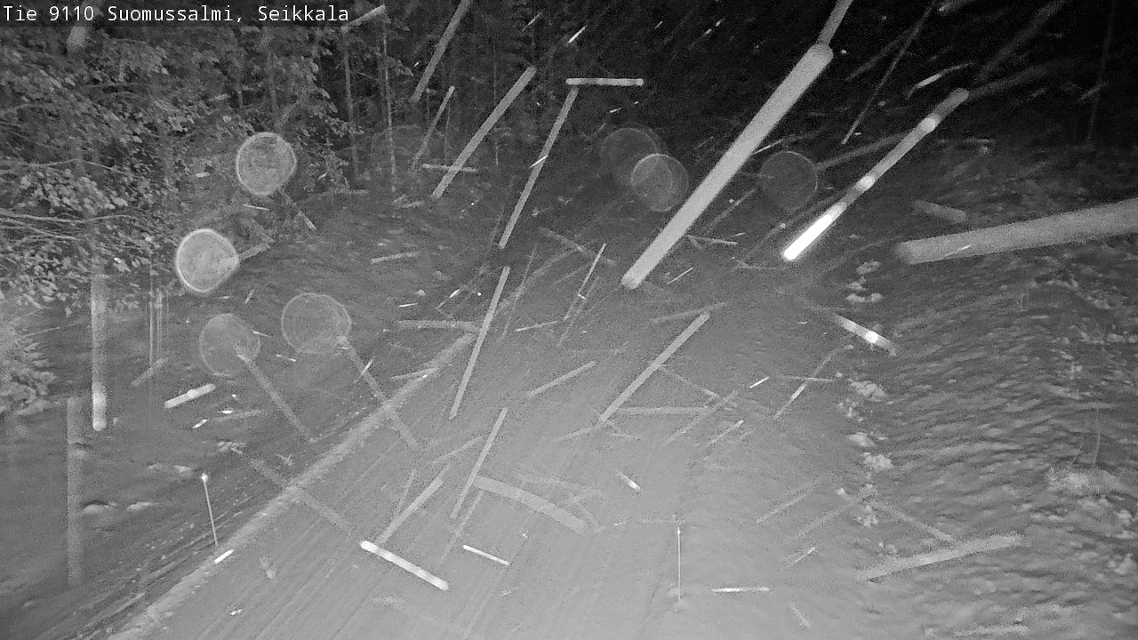 Weather Camera Image Road 9110 Suomussalmi, Seikkala, Suomussalmi, Kainuu