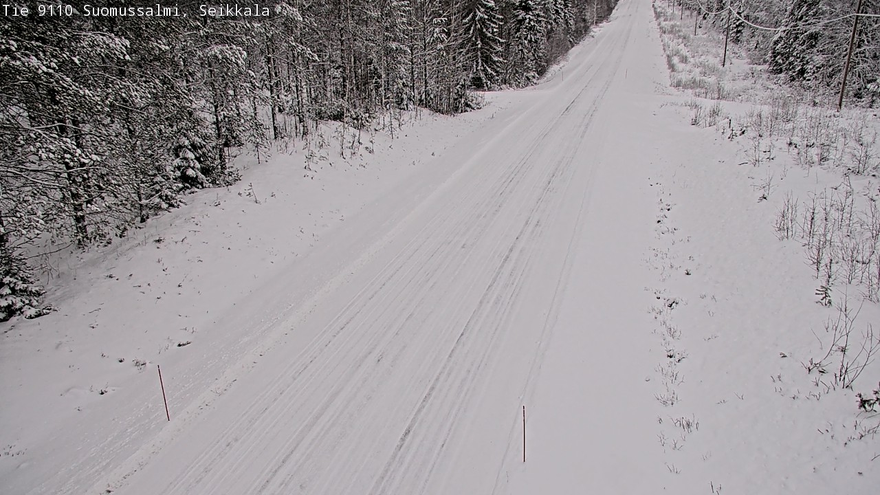 Weather Camera Image Road 9110 Suomussalmi, Seikkala, Suomussalmi, Kainuu
