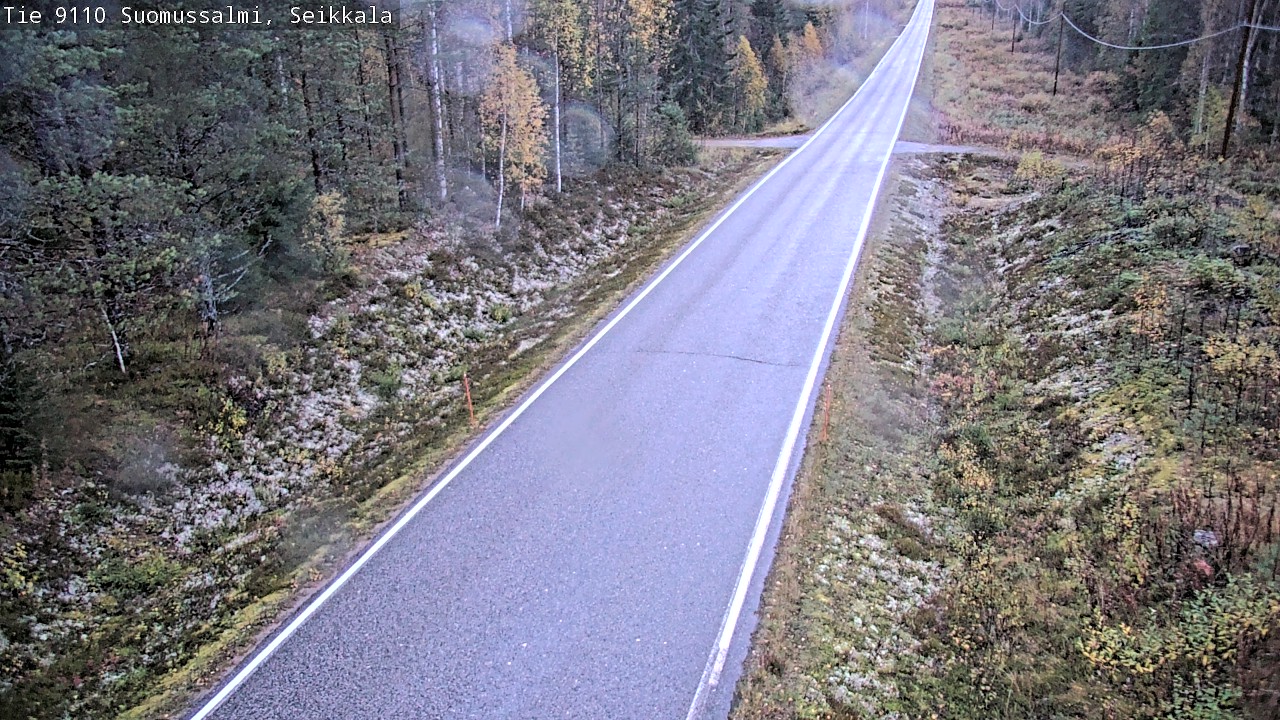 Kelikamerat Kuva Tie 9110 Suomussalmi, Seikkala, Suomussalmi, Kainuu