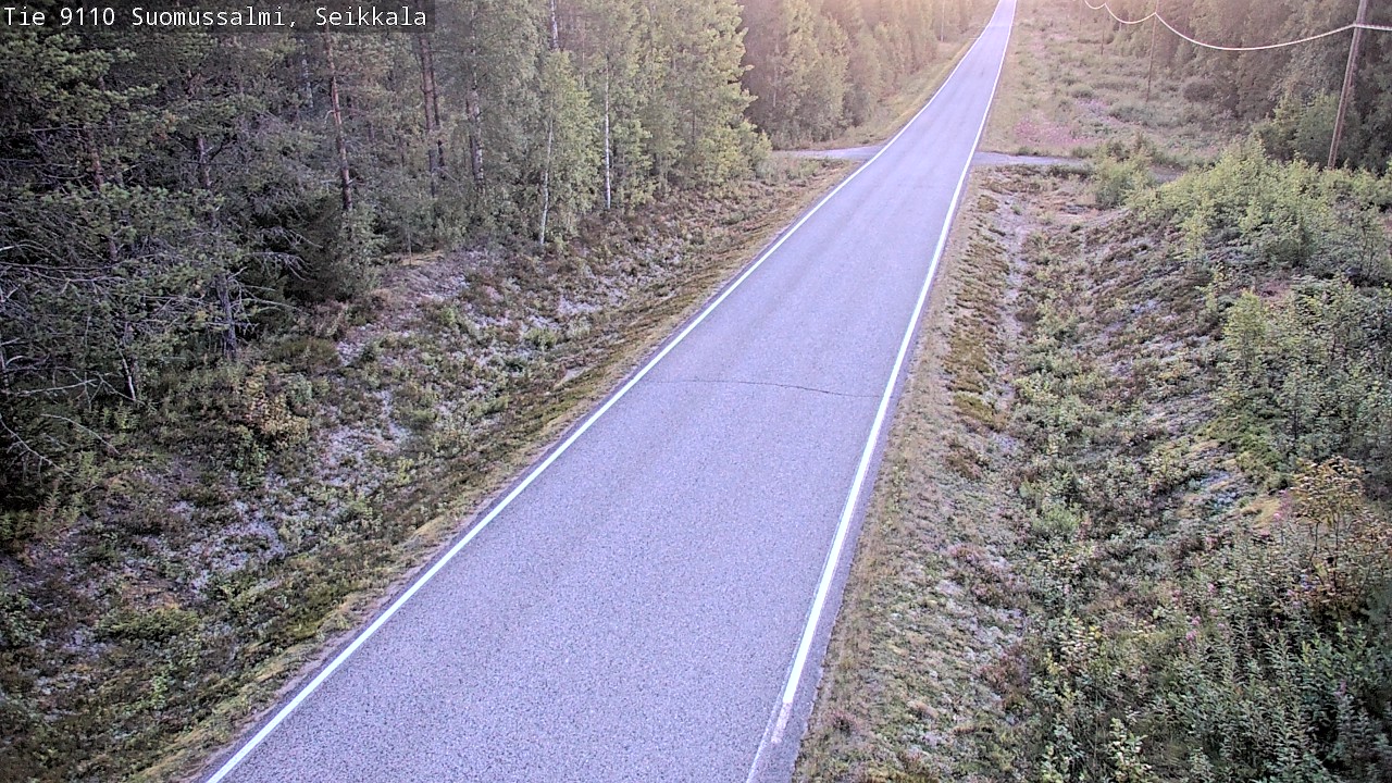 Kelikamerat Kuva Tie 9110 Suomussalmi, Seikkala, Suomussalmi, Kainuu