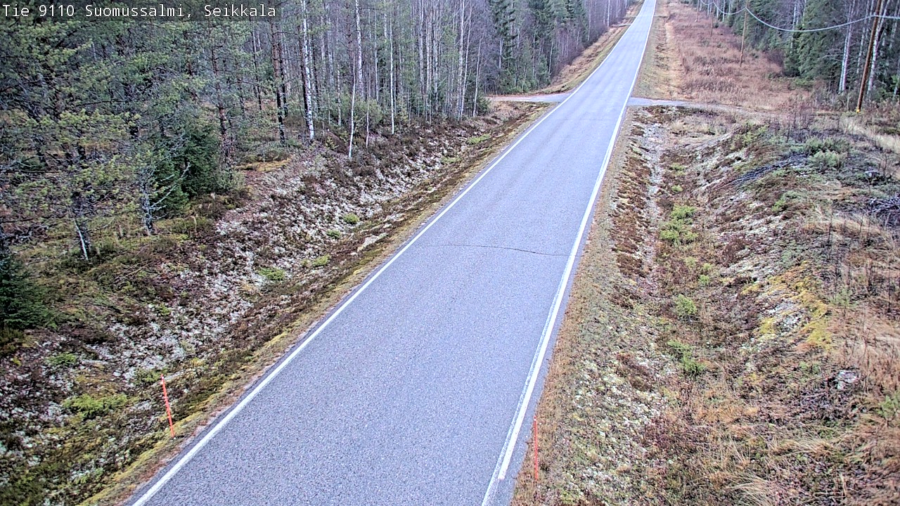 Kelikamerat Kuva Tie 9110 Suomussalmi, Seikkala, Suomussalmi, Kainuu