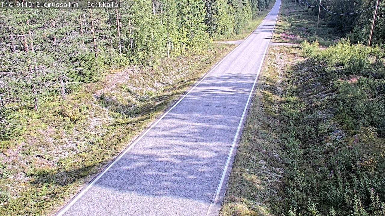Kelikamerat Kuva Tie 9110 Suomussalmi, Seikkala, Suomussalmi, Kainuu