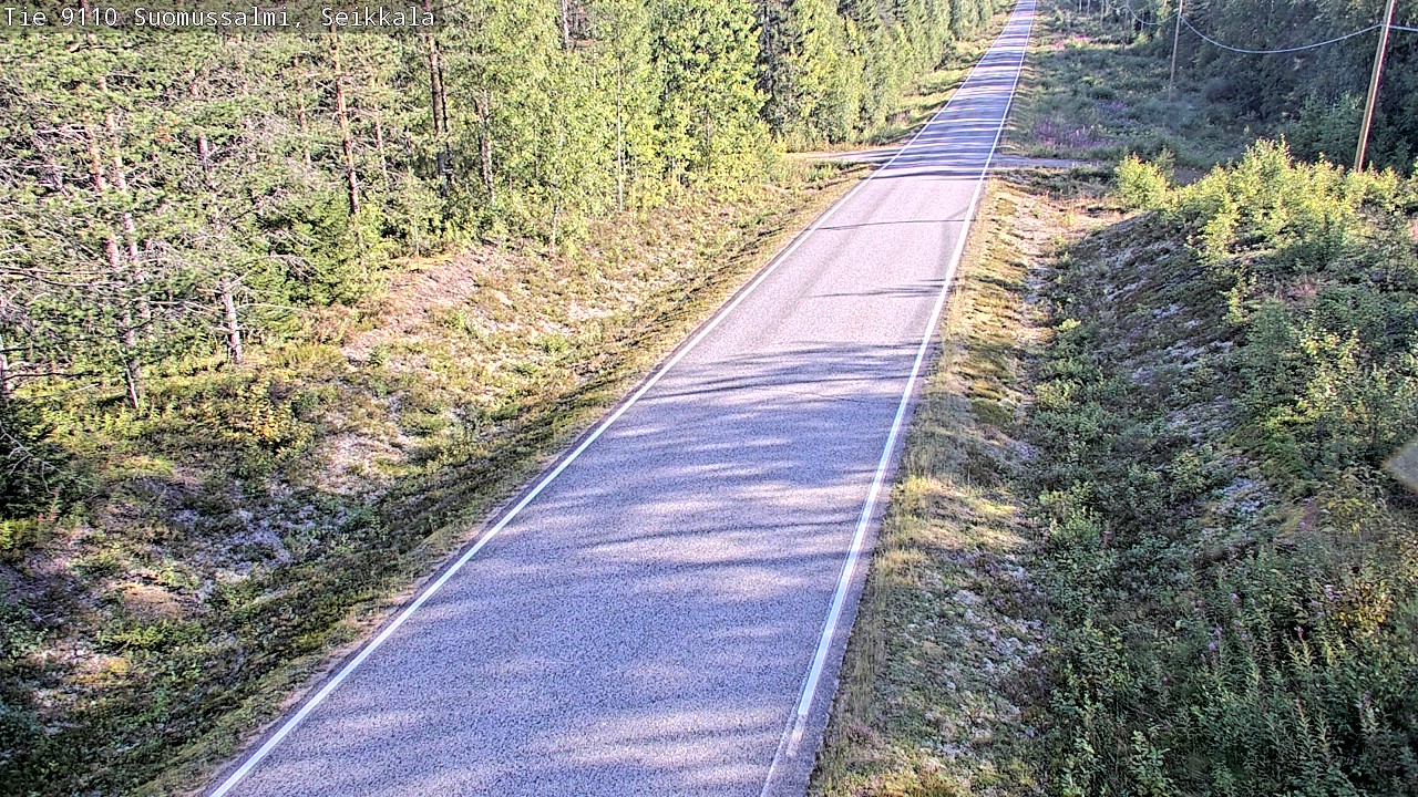 Weather Camera Image Road 9110 Suomussalmi, Seikkala, Suomussalmi, Kainuu