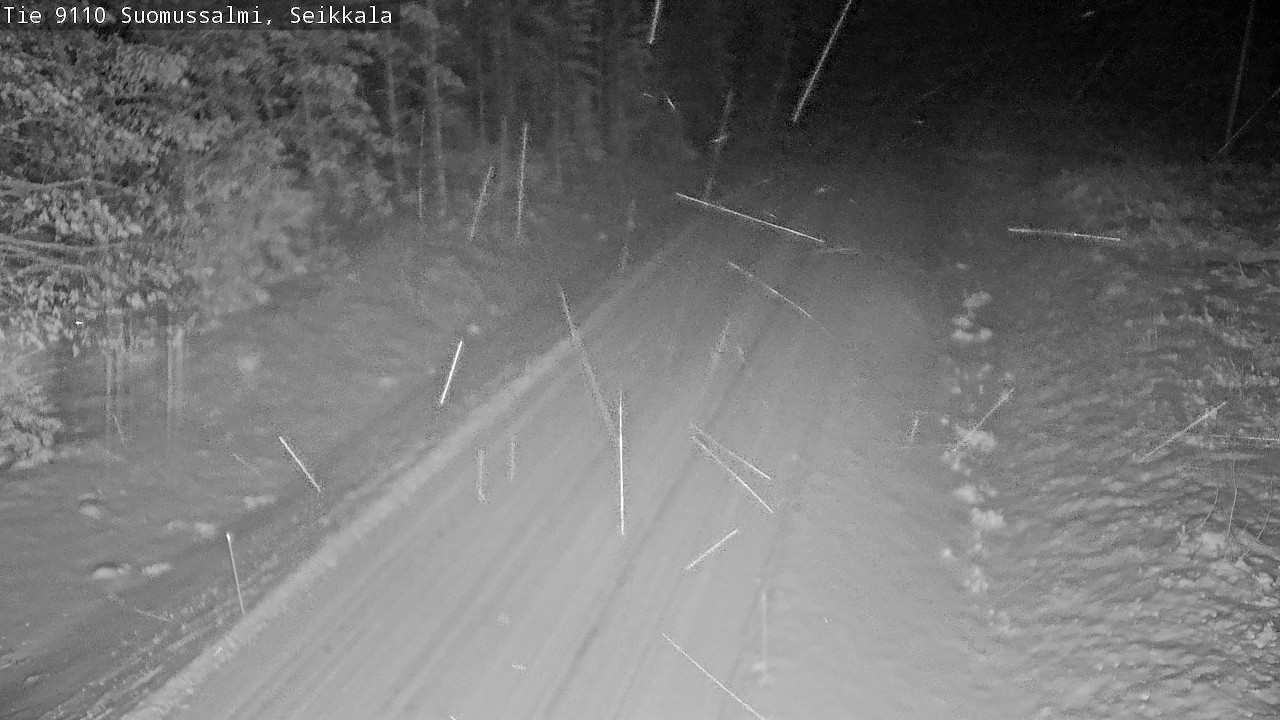 Weather Camera Image Road 9110 Suomussalmi, Seikkala, Suomussalmi, Kainuu