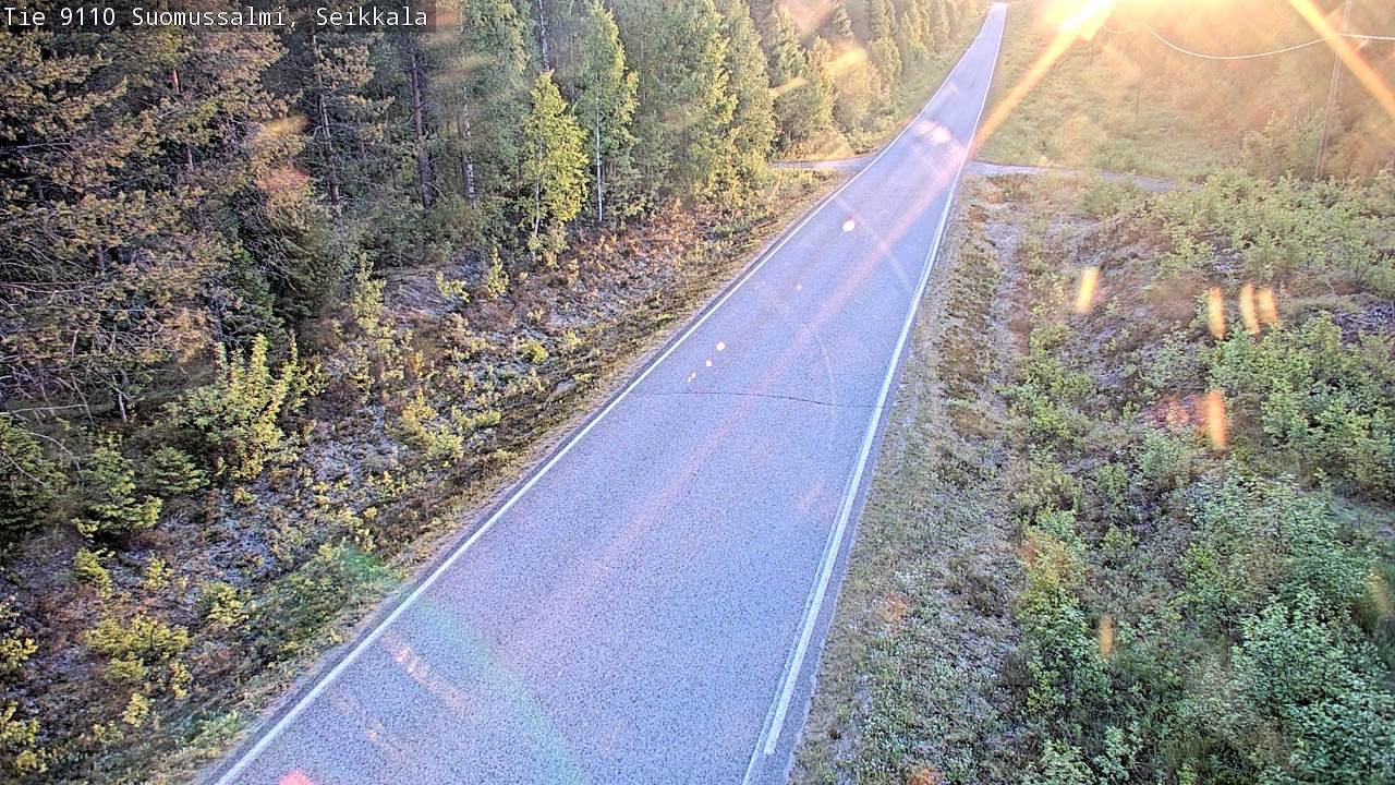 Kelikamerat Kuva Tie 9110 Suomussalmi, Seikkala, Suomussalmi, Kainuu