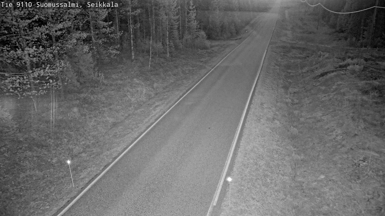 Weather Camera Image Road 9110 Suomussalmi, Seikkala, Suomussalmi, Kainuu