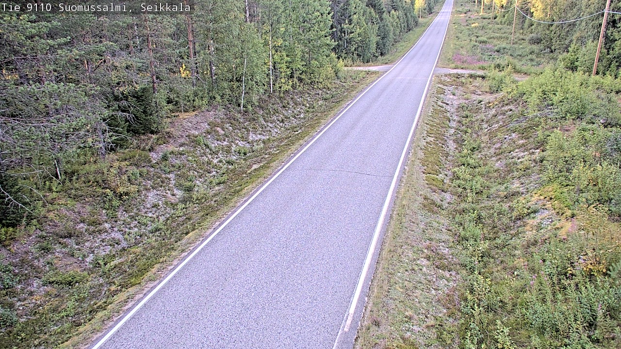 Kelikamerat Kuva Tie 9110 Suomussalmi, Seikkala, Suomussalmi, Kainuu