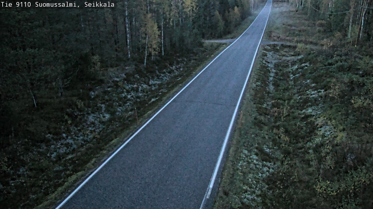 Kelikamerat Kuva Tie 9110 Suomussalmi, Seikkala, Suomussalmi, Kainuu
