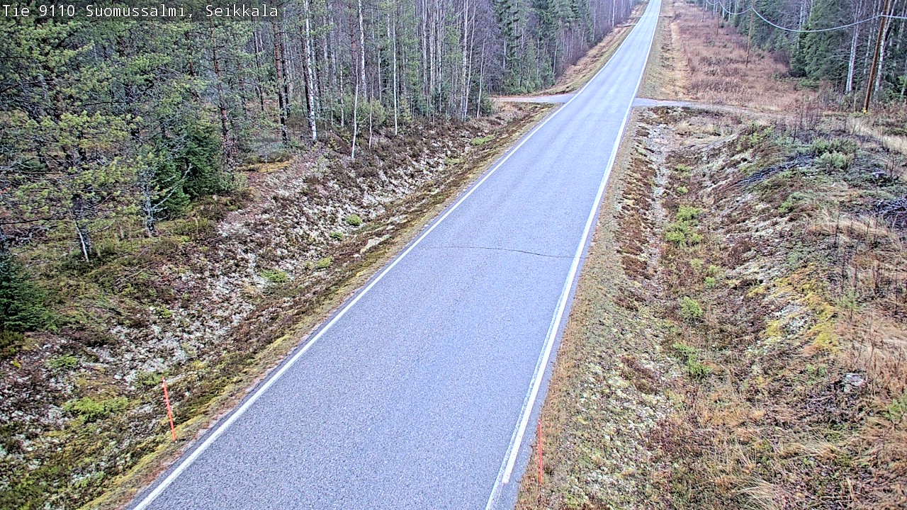 Kelikamerat Kuva Tie 9110 Suomussalmi, Seikkala, Suomussalmi, Kainuu