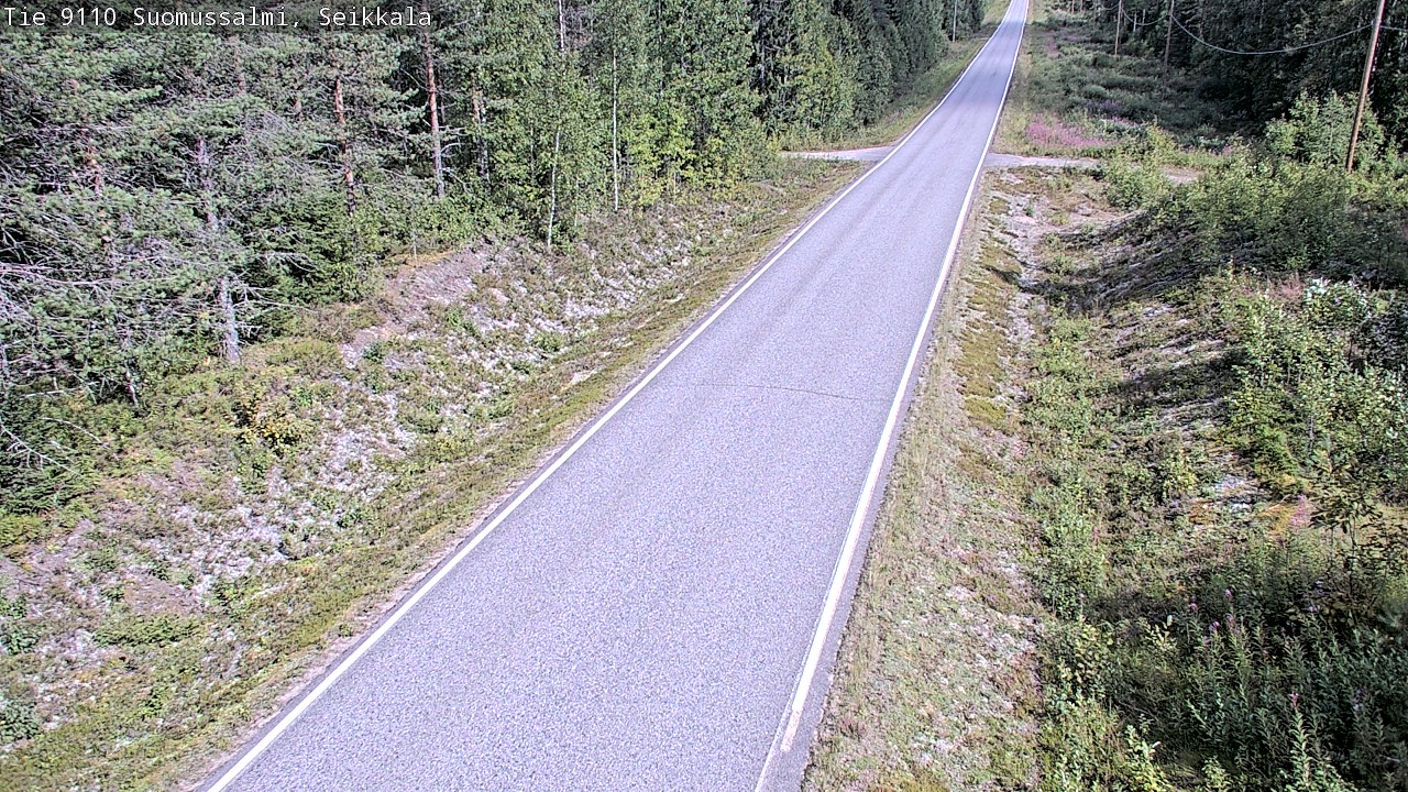 Kelikamerat Kuva Tie 9110 Suomussalmi, Seikkala, Suomussalmi, Kainuu