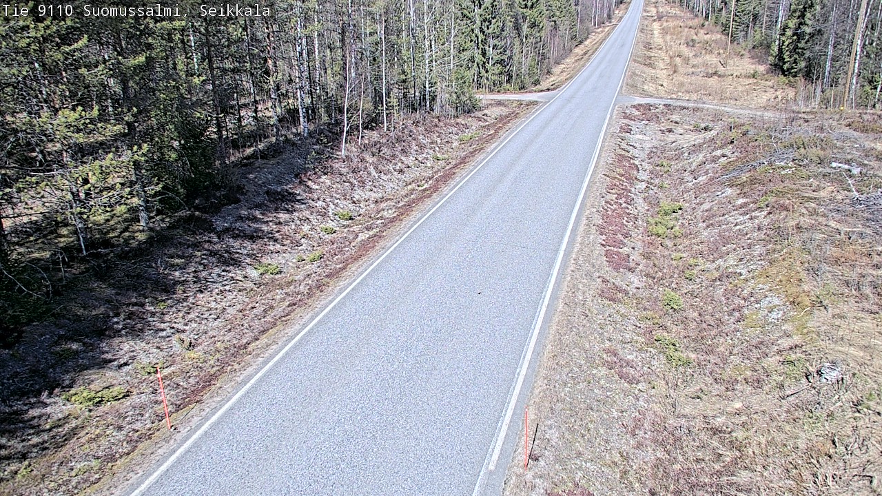 Kelikamerat Kuva Tie 9110 Suomussalmi, Seikkala, Suomussalmi, Kainuu