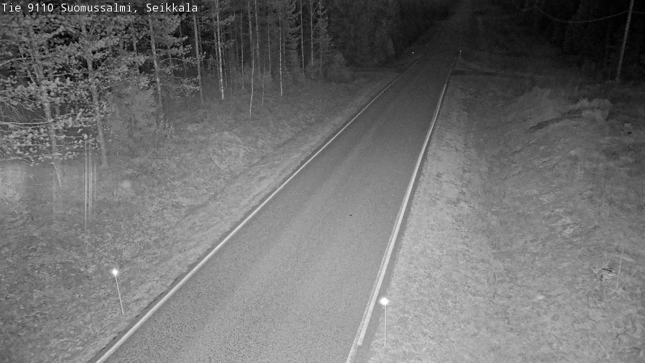 Weather Camera Image Road 9110 Suomussalmi, Seikkala, Suomussalmi, Kainuu