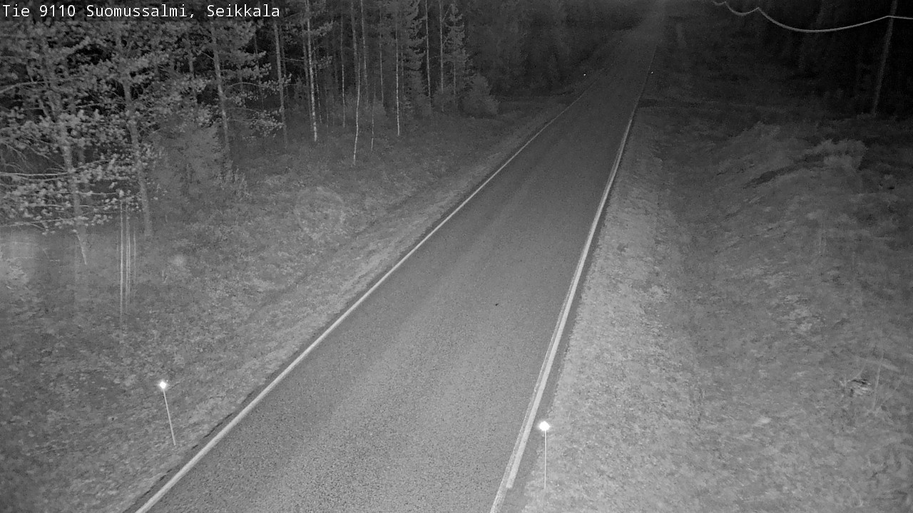 Weather Camera Image Road 9110 Suomussalmi, Seikkala, Suomussalmi, Kainuu