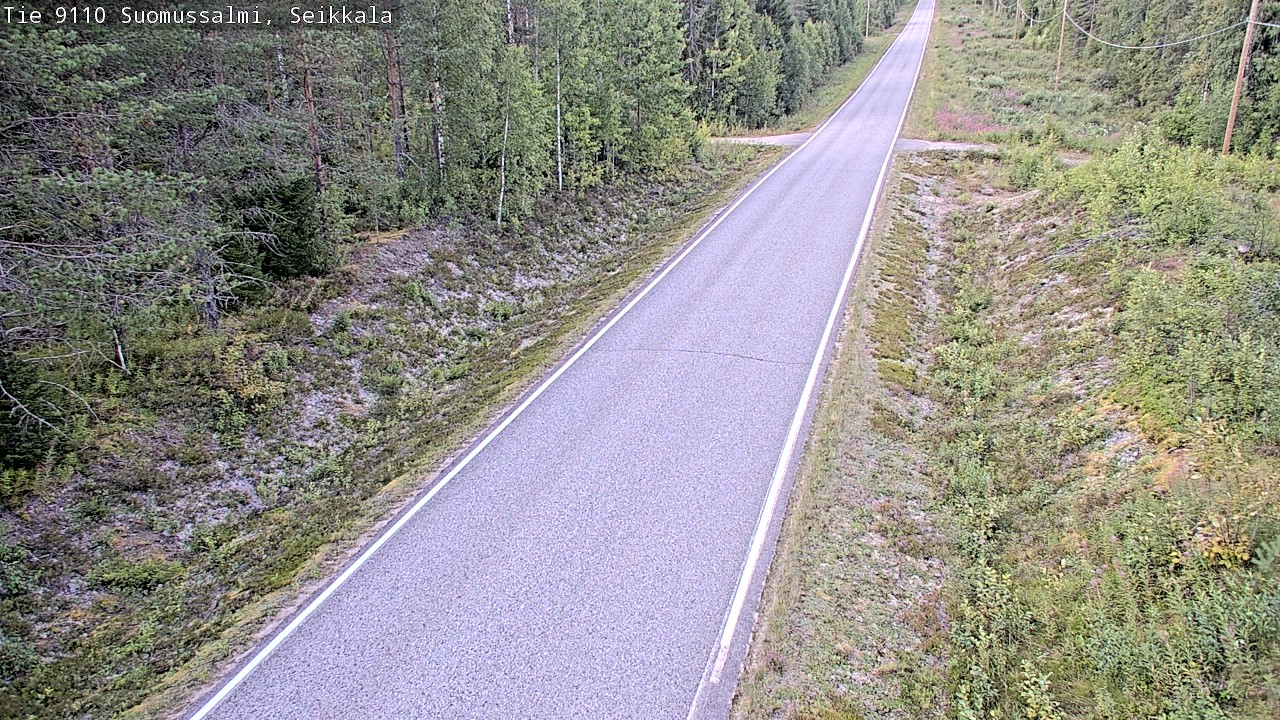 Kelikamerat Kuva Tie 9110 Suomussalmi, Seikkala, Suomussalmi, Kainuu