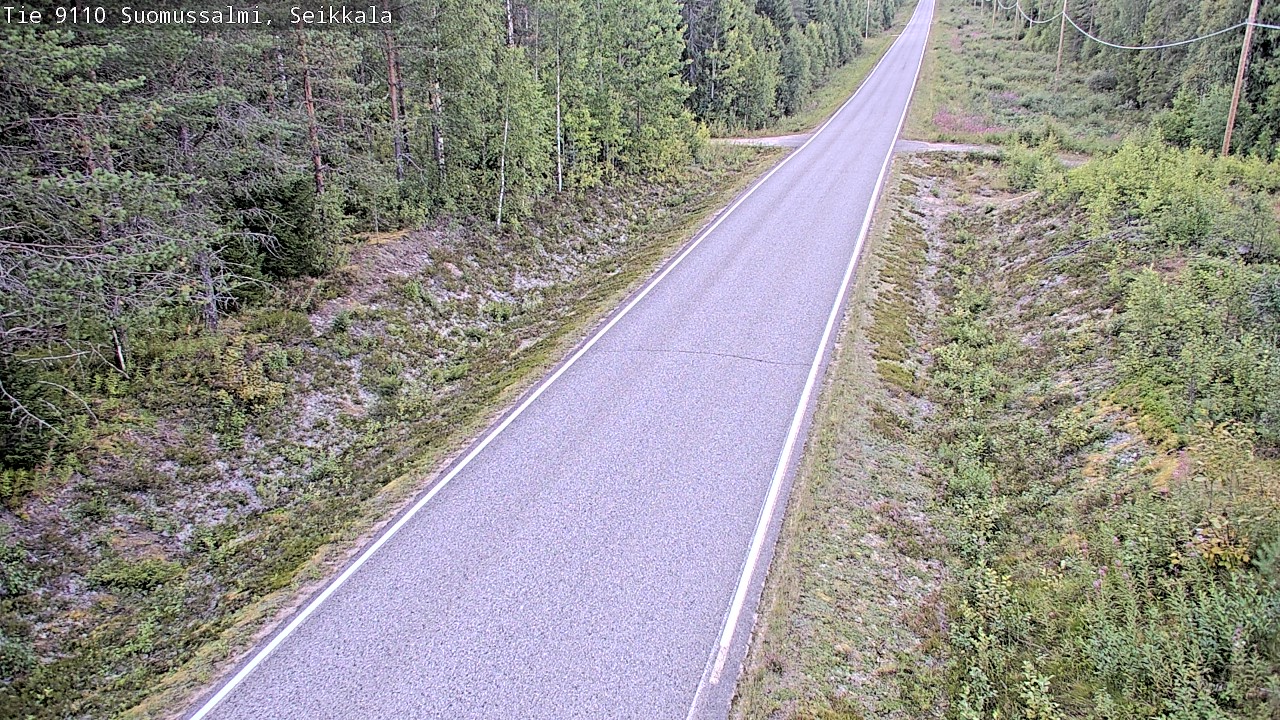 Kelikamerat Kuva Tie 9110 Suomussalmi, Seikkala, Suomussalmi, Kainuu