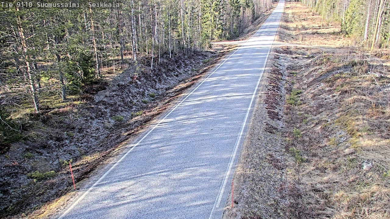Kelikamerat Kuva Tie 9110 Suomussalmi, Seikkala, Suomussalmi, Kainuu