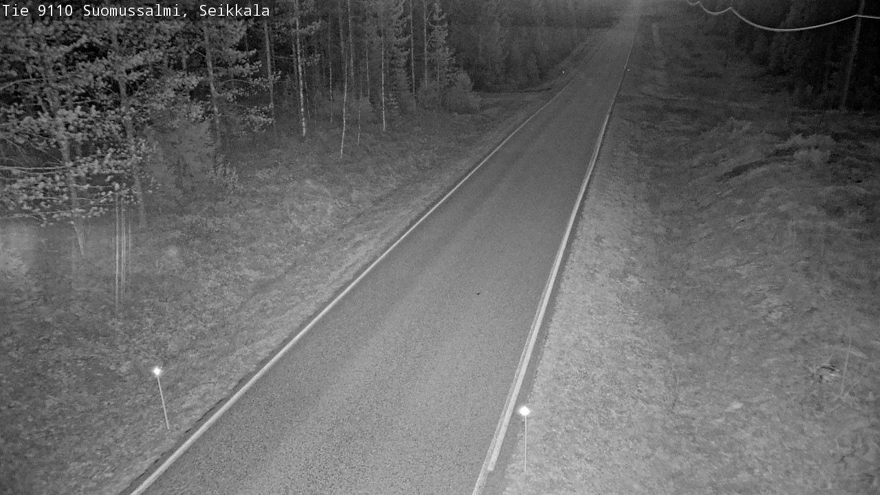 Weather Camera Image Road 9110 Suomussalmi, Seikkala, Suomussalmi, Kainuu