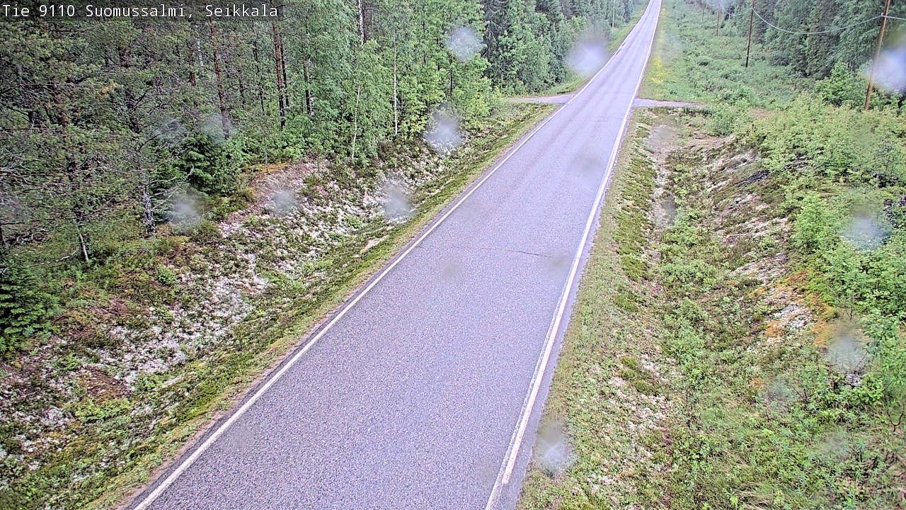 Weather Camera Image Road 9110 Suomussalmi, Seikkala, Suomussalmi, Kainuu