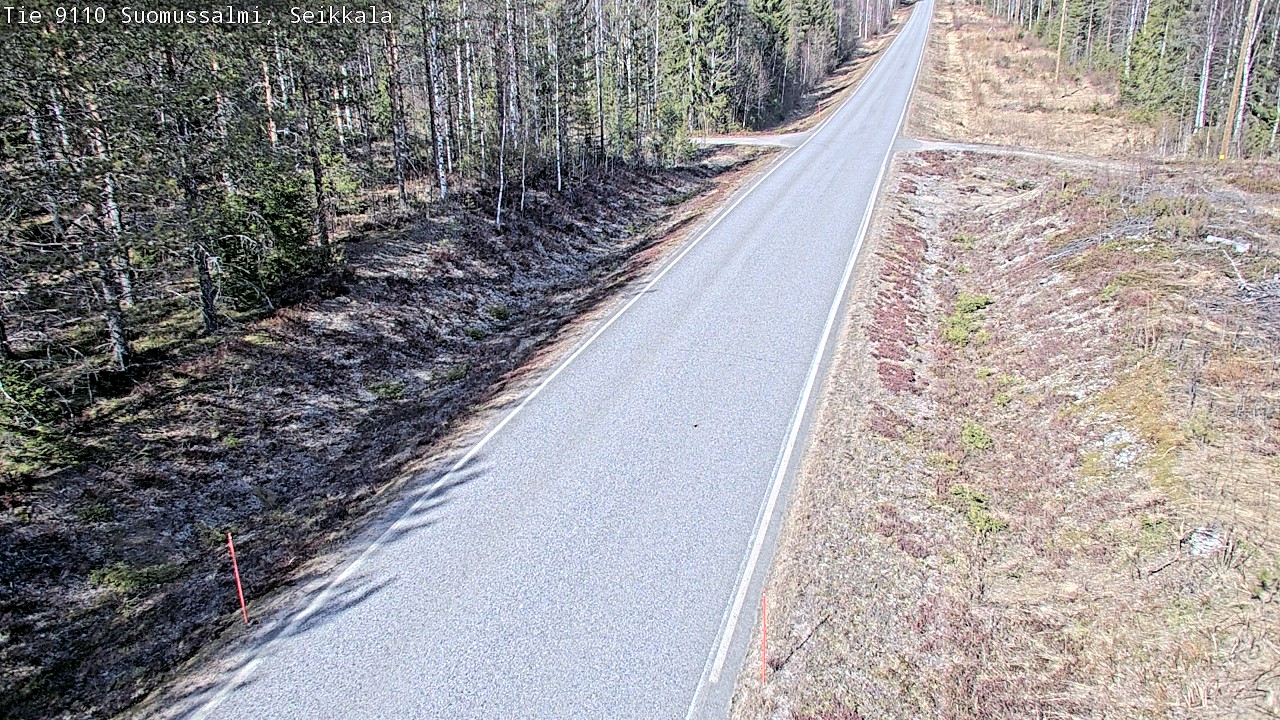 Kelikamerat Kuva Tie 9110 Suomussalmi, Seikkala, Suomussalmi, Kainuu