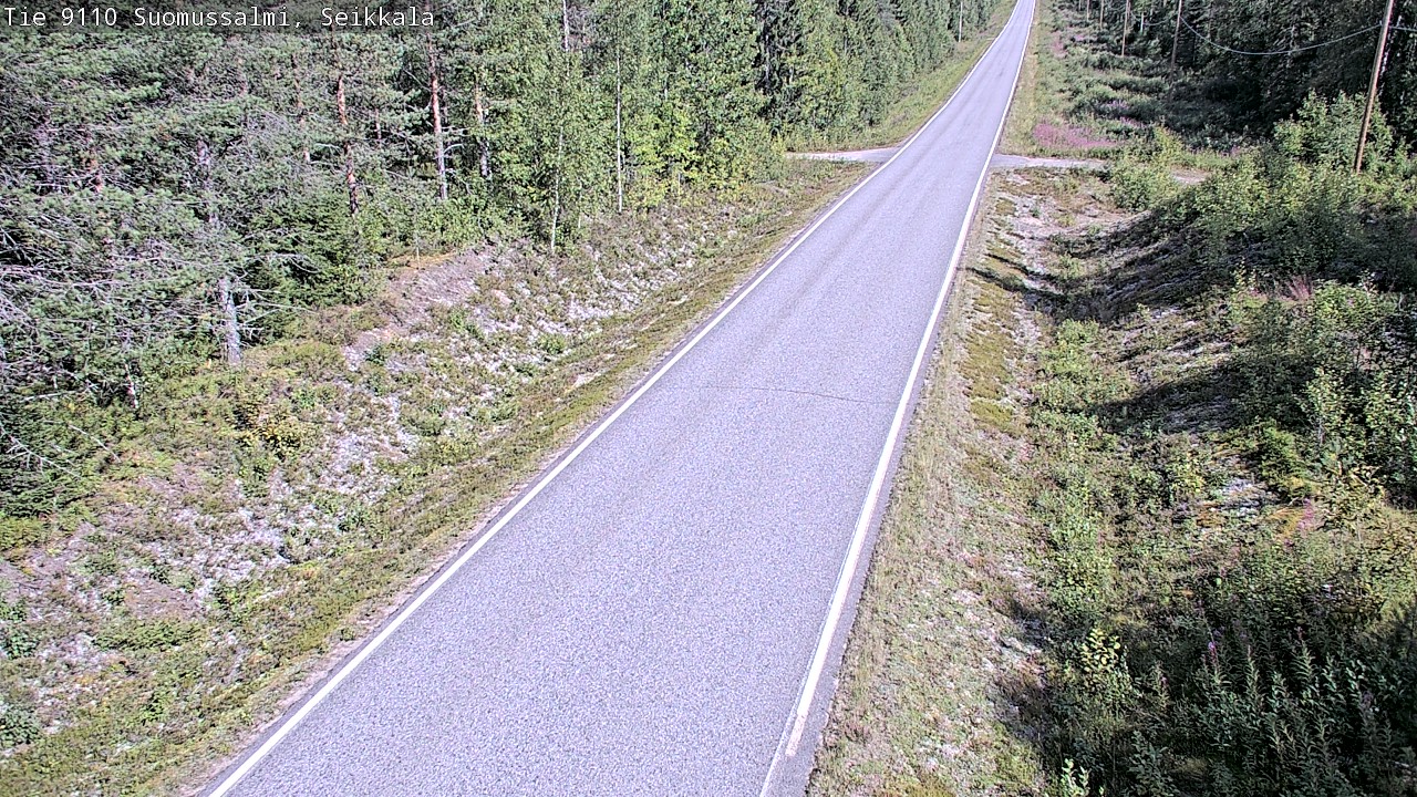 Kelikamerat Kuva Tie 9110 Suomussalmi, Seikkala, Suomussalmi, Kainuu