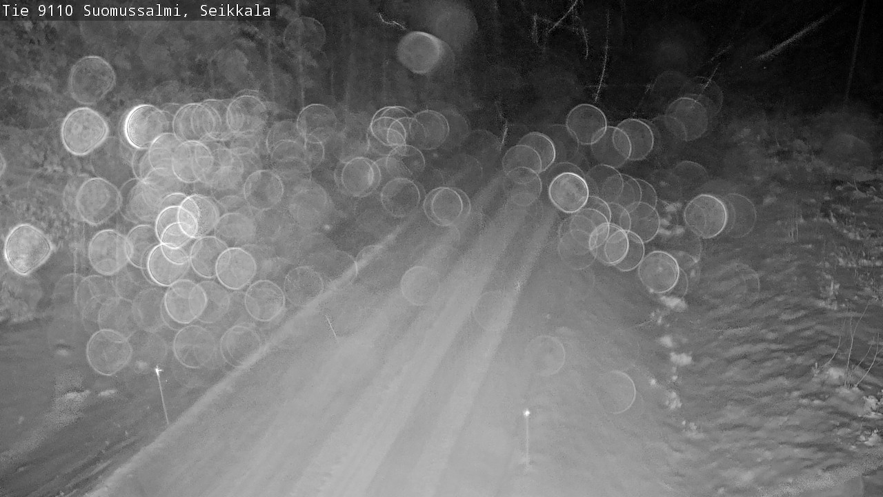 Weather Camera Image Road 9110 Suomussalmi, Seikkala, Suomussalmi, Kainuu