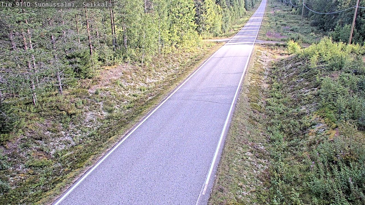 Kelikamerat Kuva Tie 9110 Suomussalmi, Seikkala, Suomussalmi, Kainuu