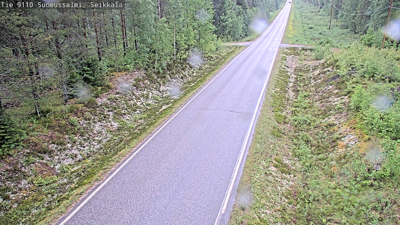 Weather Camera Image Road 9110 Suomussalmi, Seikkala, Suomussalmi, Kainuu