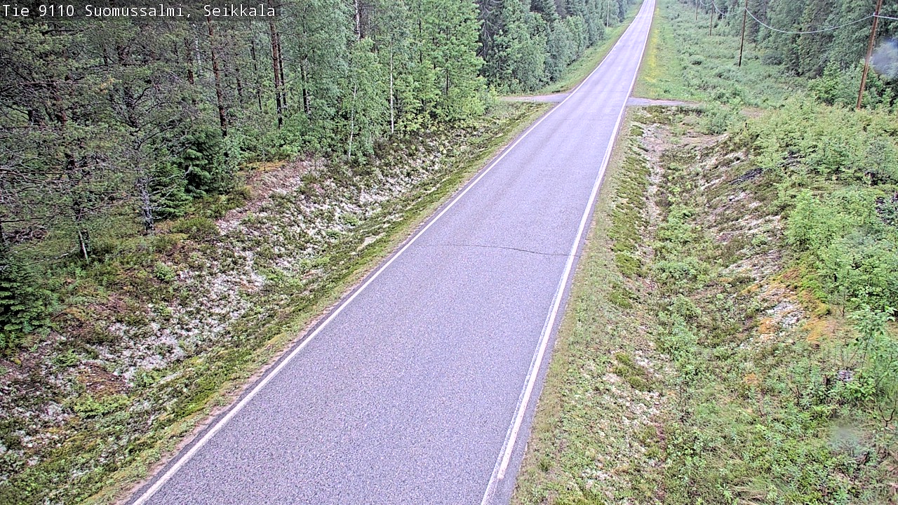 Kelikamerat Kuva Tie 9110 Suomussalmi, Seikkala, Suomussalmi, Kainuu