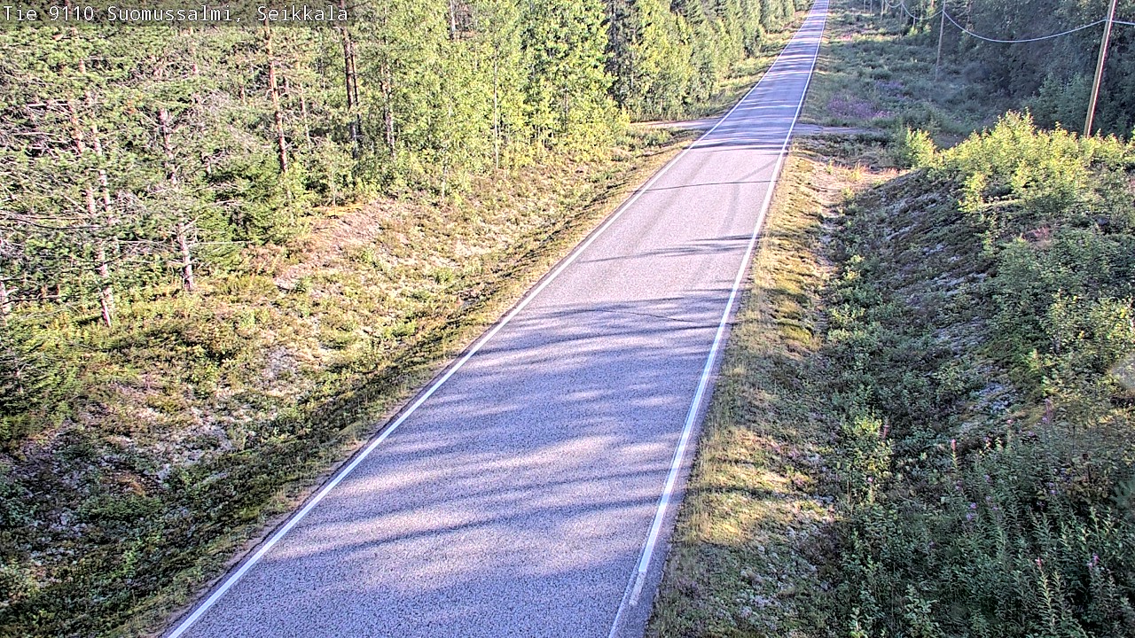 Kelikamerat Kuva Tie 9110 Suomussalmi, Seikkala, Suomussalmi, Kainuu
