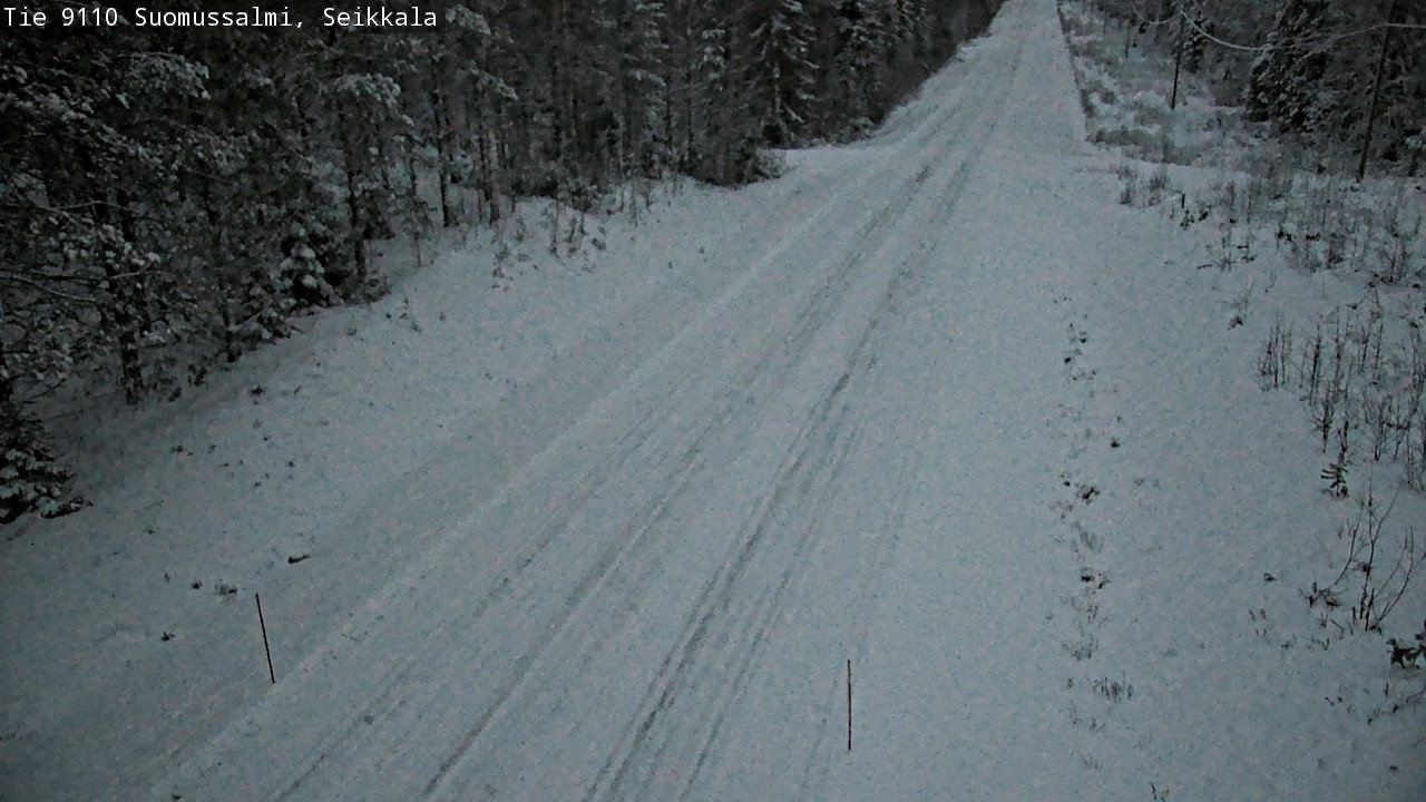 Weather Camera Image Road 9110 Suomussalmi, Seikkala, Suomussalmi, Kainuu