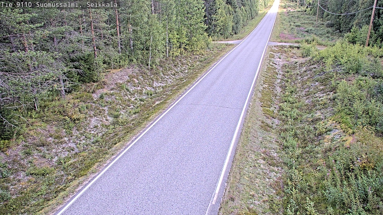Kelikamerat Kuva Tie 9110 Suomussalmi, Seikkala, Suomussalmi, Kainuu