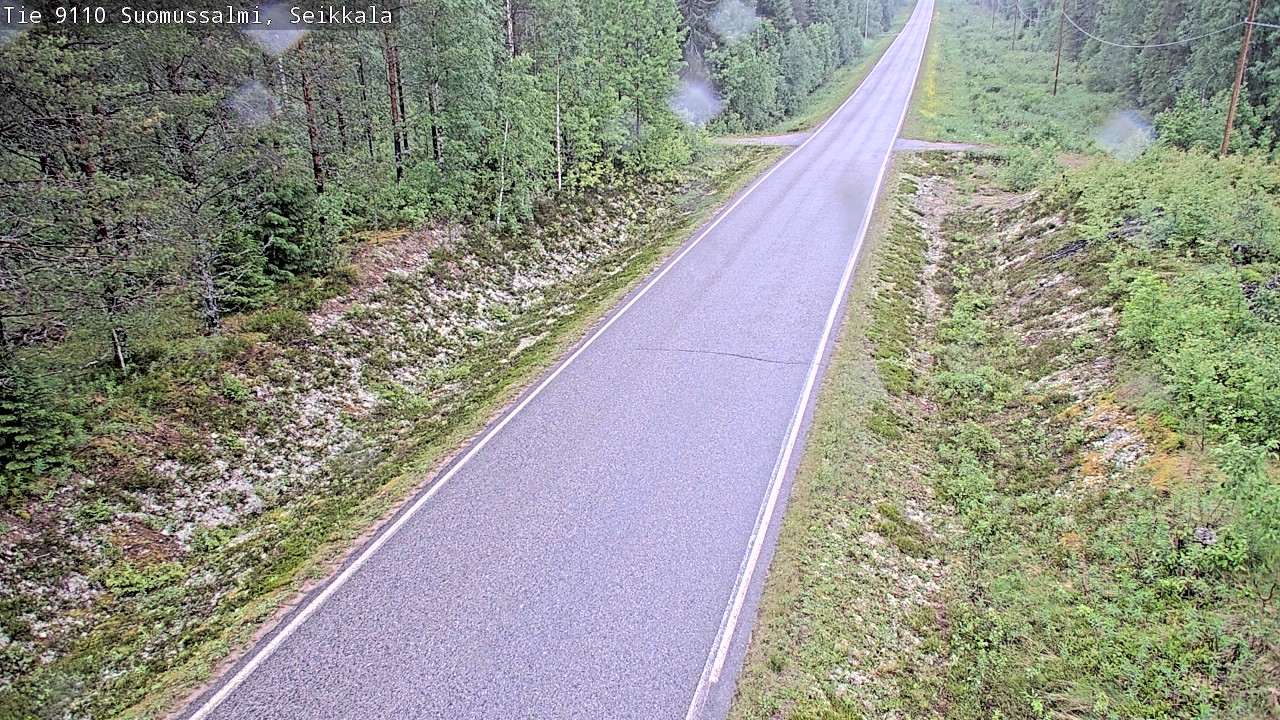 Weather Camera Image Road 9110 Suomussalmi, Seikkala, Suomussalmi, Kainuu