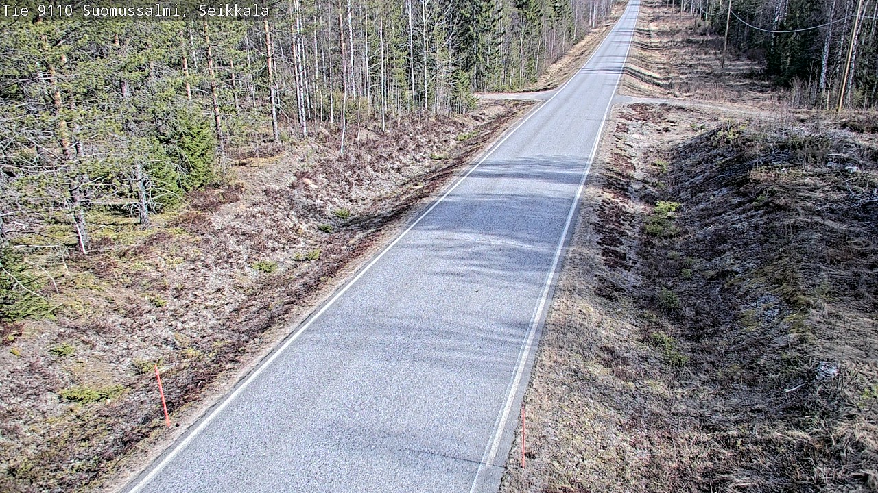 Kelikamerat Kuva Tie 9110 Suomussalmi, Seikkala, Suomussalmi, Kainuu