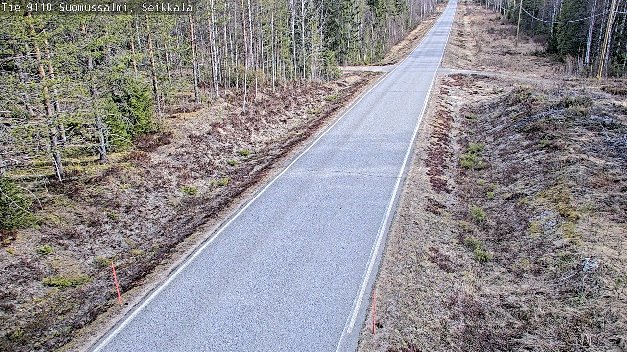 Kelikamerat Kuva Tie 9110 Suomussalmi, Seikkala, Suomussalmi, Kainuu